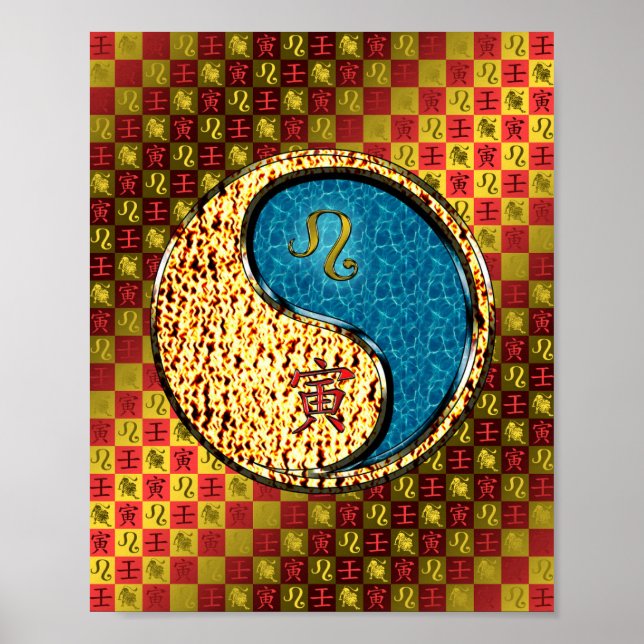 Affiche Leo & Water Tiger (Devant)