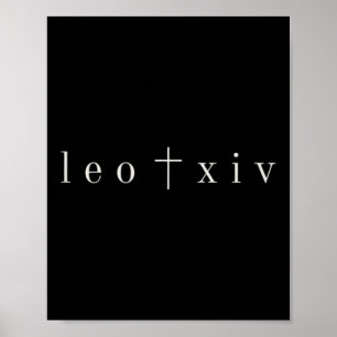 Affiche Leo Xiv Nouveau Pape Premier Pape Américain