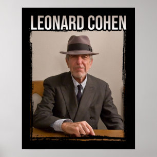 Affiche Leonard Cohen Portrait (2)