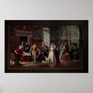 Affiche Leonardo da Cutro et Ruy Lopez jouent aux échecs