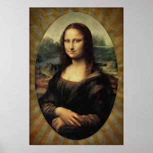 Affiche Leonardo da Vinci - Mona Lisa