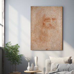 Affiche Leonardo Da Vinci, Portrait présumé