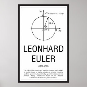 Affiche Leonhard Euler