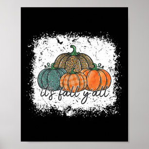 Affiche Leopard Citrouille Automne Son Automne Yall Thanks
