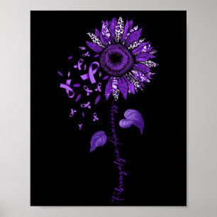 Affiche Leopard Fibromyalgie Sensibilisation au ruban viol