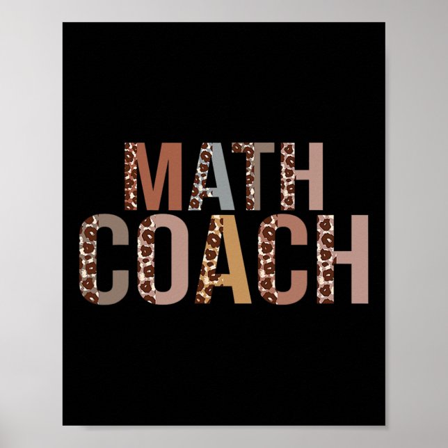 Affiche Leopard Math Fournitures d'entraîneurs S'Amuser Re (Devant)