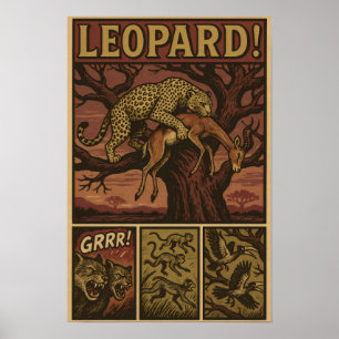 Affiche Leopard Predator Ambush Comédie