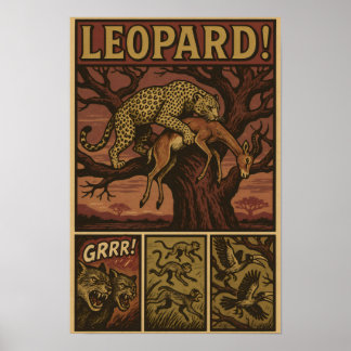 Affiche Leopard Predator Ambush Comédie