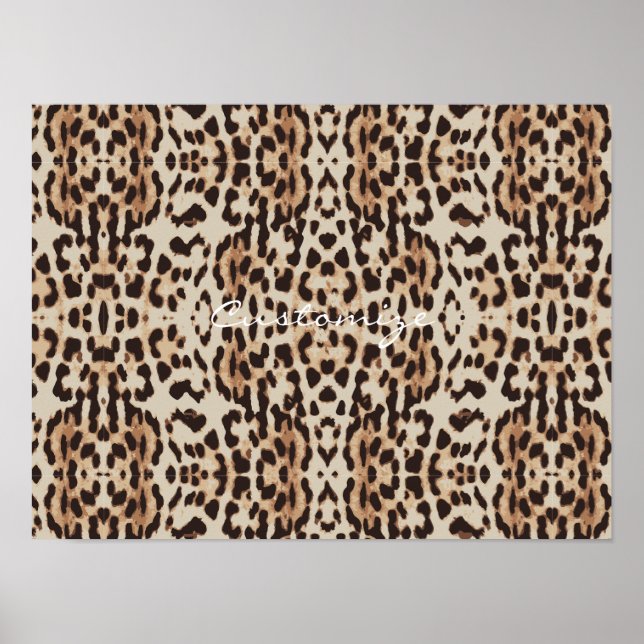 Affiche Leopard Spots Pattern Thunder_Cove (Devant)