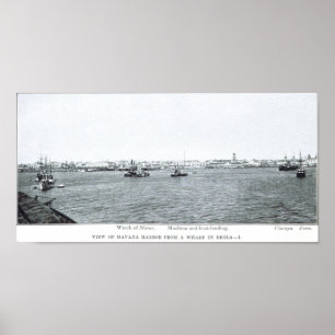 Affiche L'épave de l'USS Maine