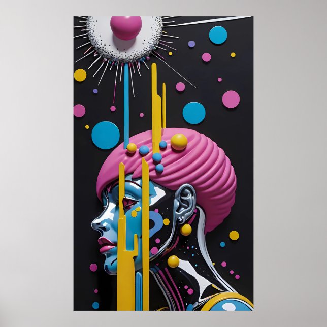 Affiche L'épissage dans l'avenir - Ken Gage Art (Devant)