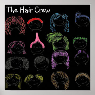 Affiche L'équipage de cheveux