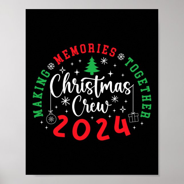 Affiche L'équipage de Noël 2024 Rassembler les souvenirs N (Devant)