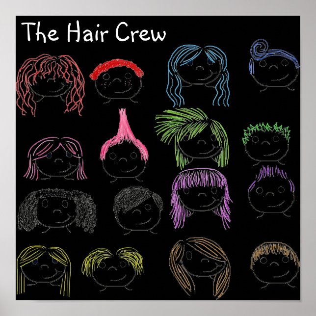 Affiche L'Équipage Des Cheveux (Devant)
