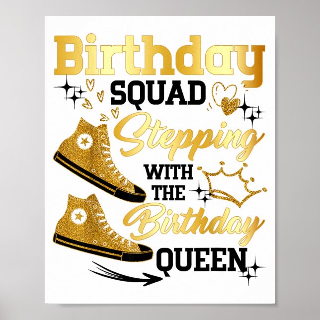 Affiche L'équipe d'anniversaire Scute Ss Mignonne Sss Fais (Devant)
