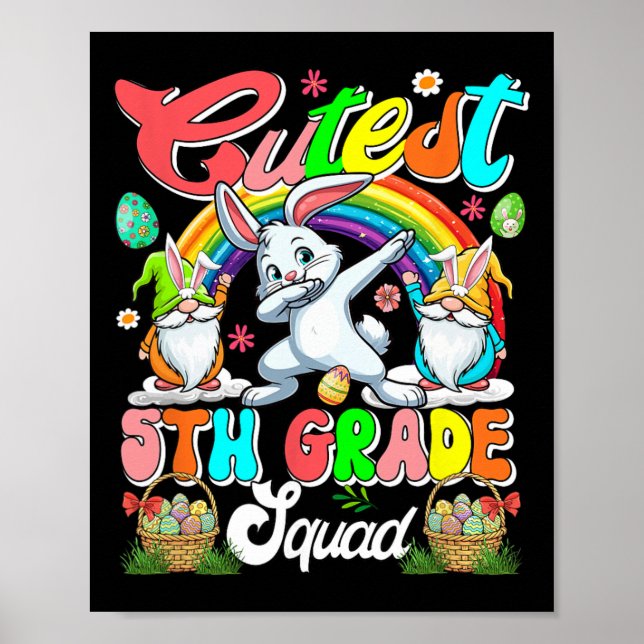 Affiche L'équipe de 5e année la plus chanceuse Pâques Dabb (Devant)