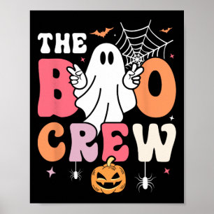 Affiche L'Équipe De Boo Halloween Ghost Trick Ou Treat Squ