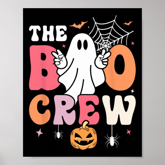 Affiche L'Équipe De Boo Halloween Ghost Trick Ou Treat Squ (Devant)