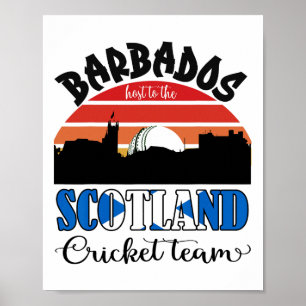 Affiche L'équipe de cricket d'Écosse en cricket T20 accuei
