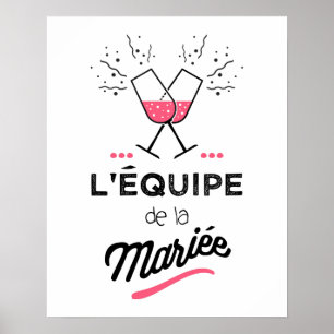 Affiche L'Équipe de la mariée