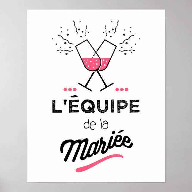 Affiche L'Équipe de la mariée (Devant)