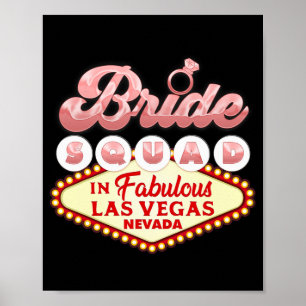 Affiche L'Équipe De Mariées De Las Vegas À Vegas Drôle Épo