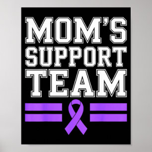 Affiche L'équipe de soutien de maman, famille, sensibilisa