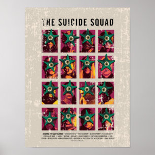 Affiche L'équipe du suicide Édition Starro Squad