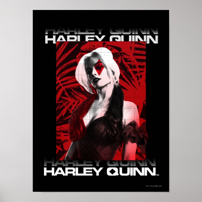 Affiche L'équipe du suicide | Harley Quinn Portrait de la  (Devant)