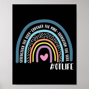 Affiche L'ergothérapeute Rainbow Force Le Corps