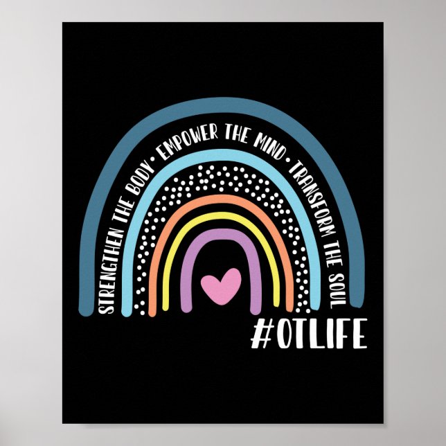 Affiche L'ergothérapeute Rainbow Force Le Corps (Devant)