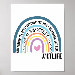 Affiche L'ergothérapeute Rainbow Force Le Corps