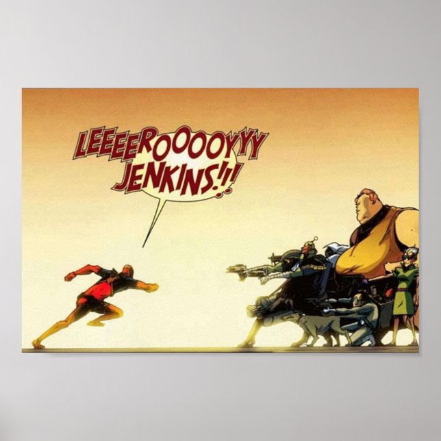 Affiche Leroy Jenkins (Devant)
