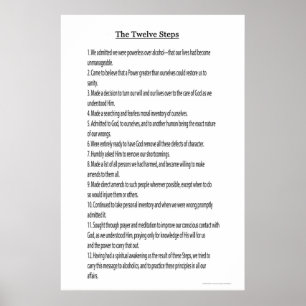 Affiche Les 12 Étapes 12 Traditions aussi Disponible voir