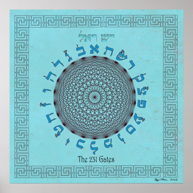 Affiche Les 231 Portes Sky Blue (Devant)