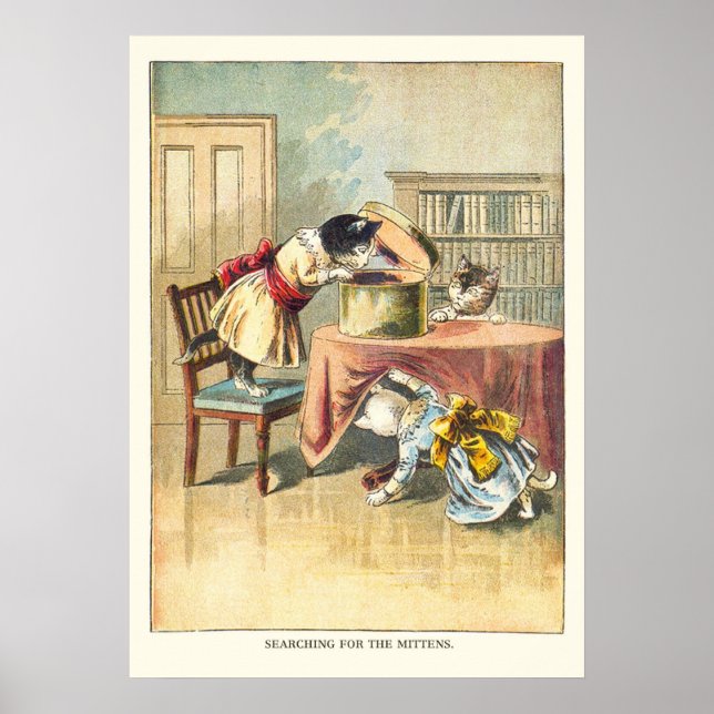 Affiche Les 3 petits chatons : à la recherche des Mittens (Devant)