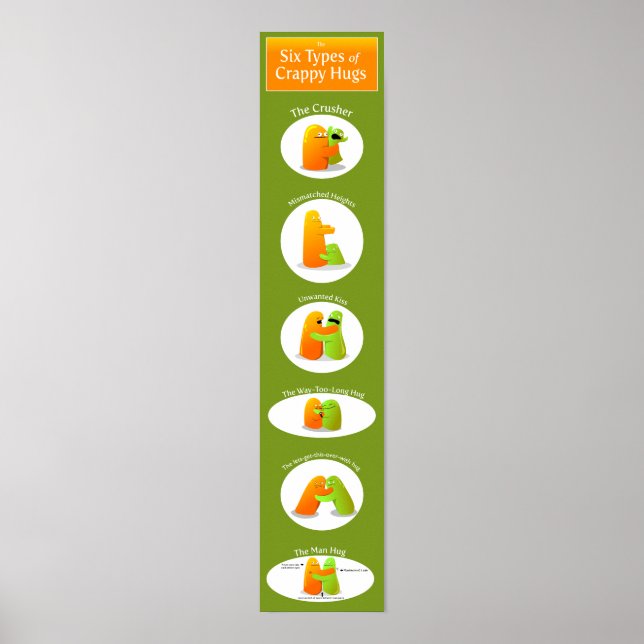 Affiche Les 6 types de porcs merdiques (Devant)