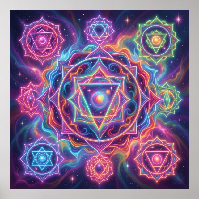 Affiche Les 7 Chakras´10 (Devant)