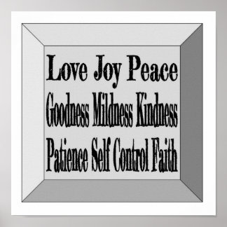 Affiche Les 9 fruits