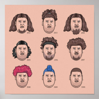 Affiche Les 9 visages de Rainer Drachenlord Winkler