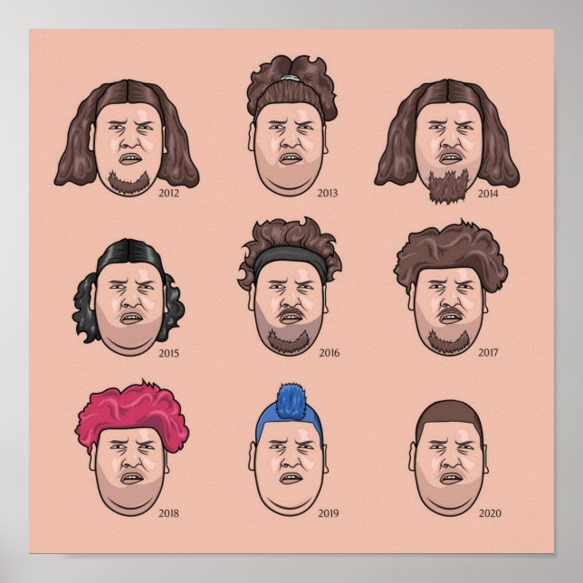 Affiche Les 9 visages de Rainer Drachenlord Winkler (Devant)