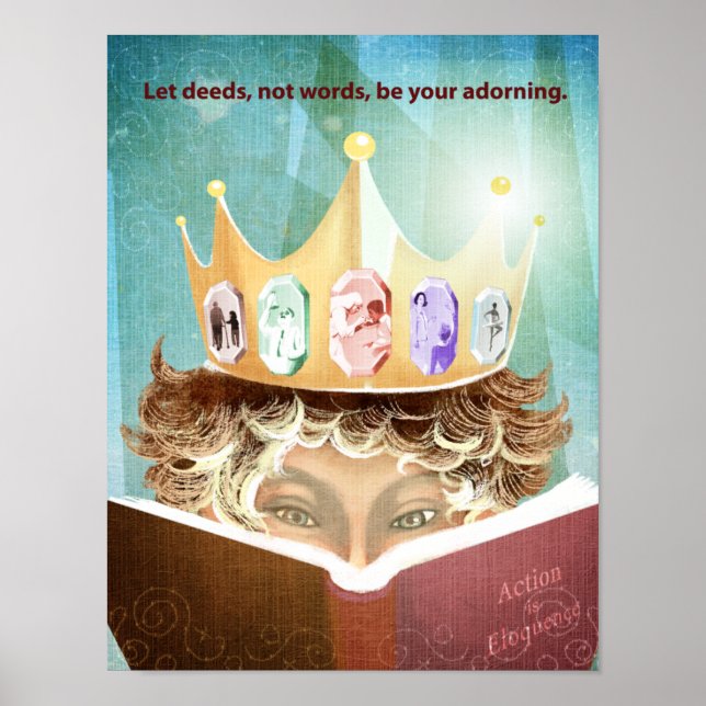 Affiche Les actes et non les mots (Devant)