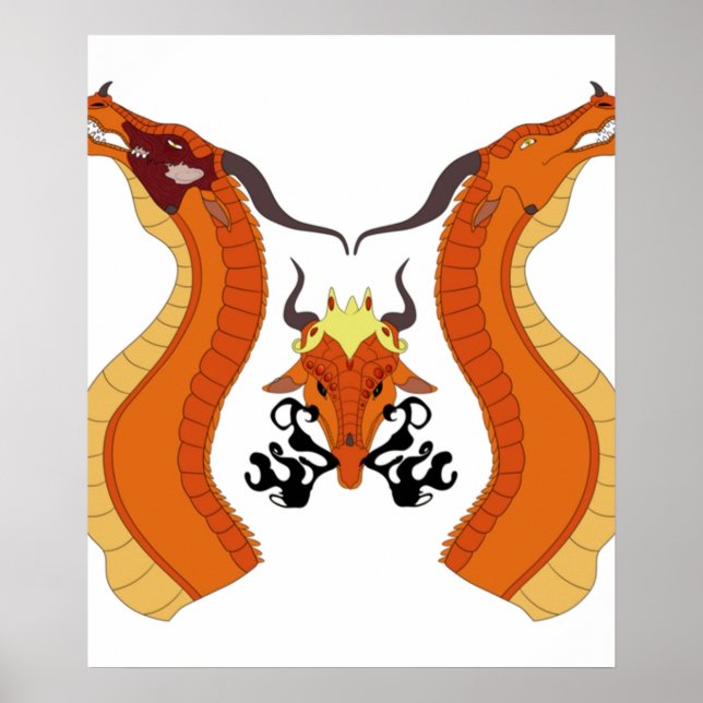 Affiche Les ailes de feu comme le classique (Devant)