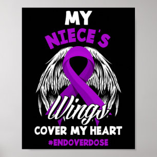 Affiche Les ailes de ma nièce recouvrent mon cœur, fin de