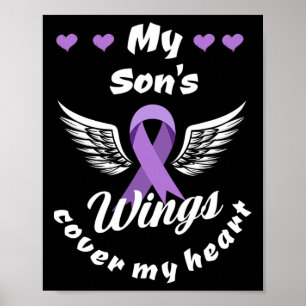 Affiche Les ailes de mon fils couvrent ma conscience de l'