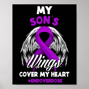 Affiche Les ailes de mon fils couvrent ma surdose de fin d
