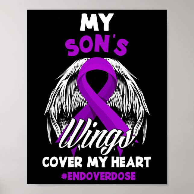 Affiche Les ailes de mon fils couvrent ma surdose de fin d (Devant)
