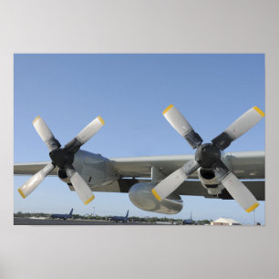 Affiche Les ailes d'un LC-130 Hercules