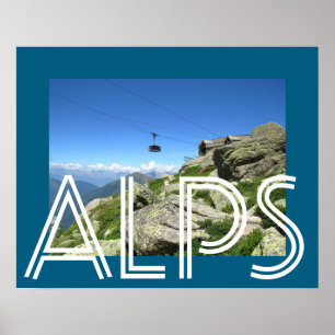 Affiche Les Alpes