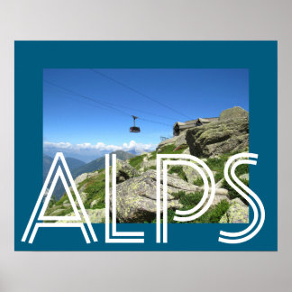 Affiche Les Alpes